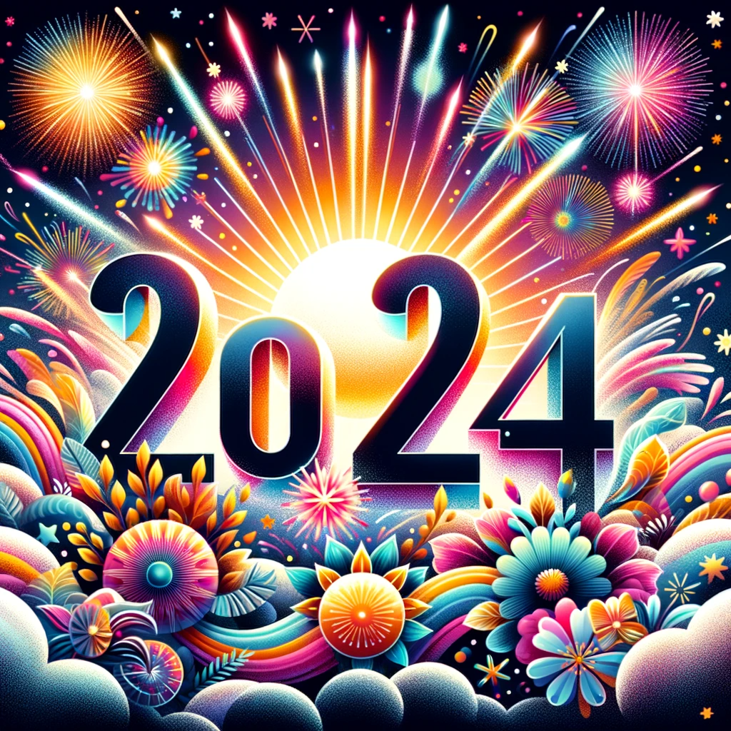 Toast to endless joy, fulfillment & success in 2024!