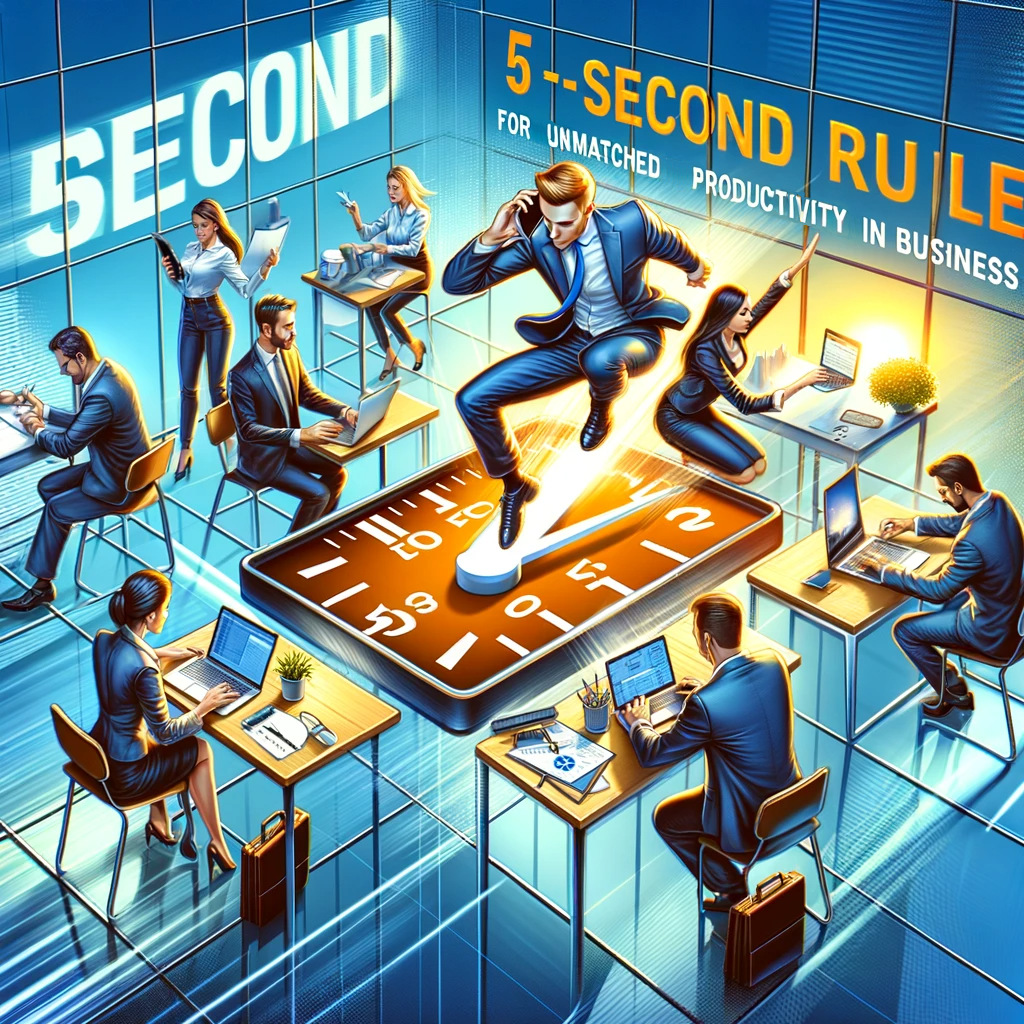 Boost productivity with the 5-Second Rule in business!