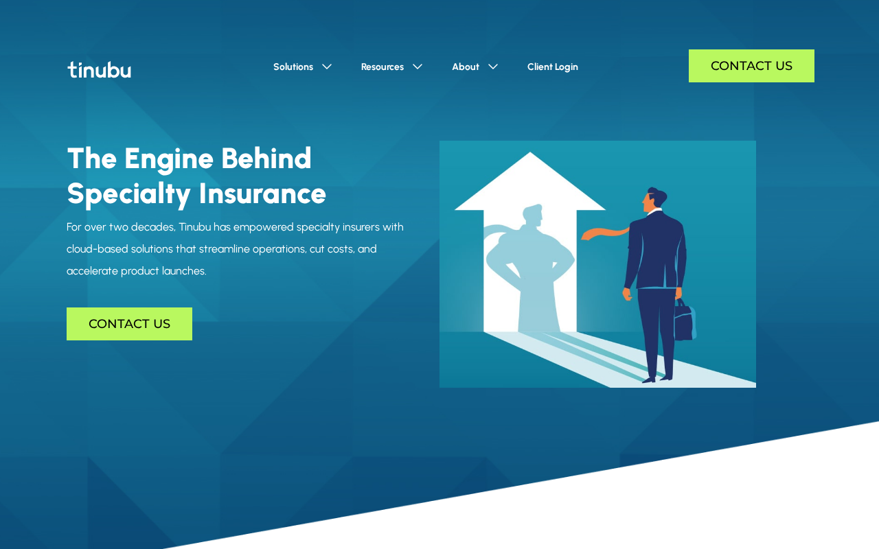 Tinubu.com homepage screenshot