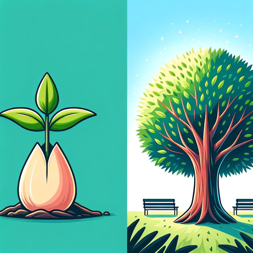 Embrace small beginnings for personal growth and success.