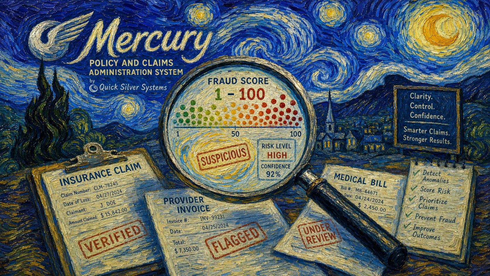 AI-powered document fraud scoring in Mercury