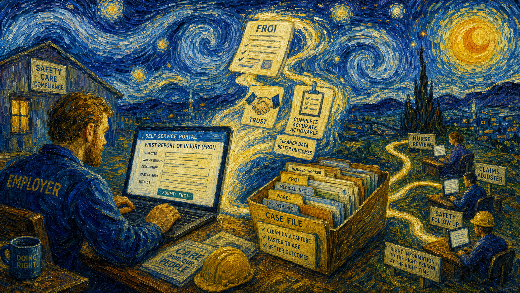 Self-Service FROI in Mercury for Workers’ Comp Teams