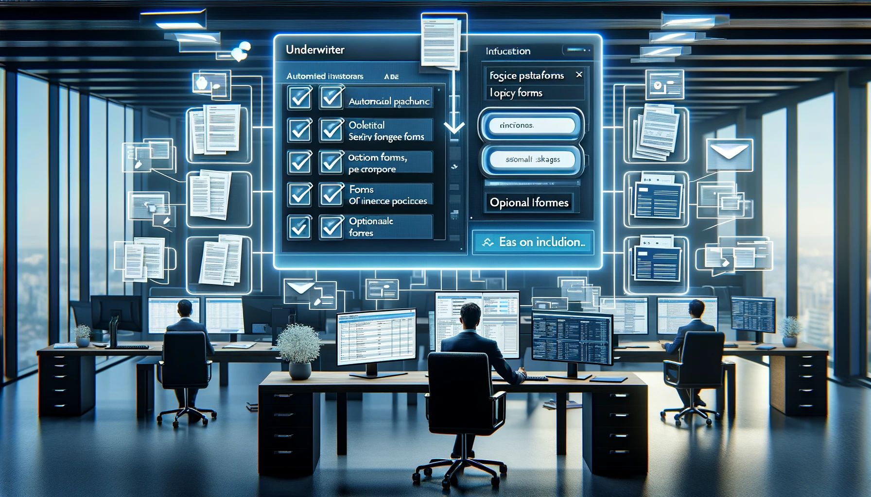 Automate form selection to reduce underwriter workload.