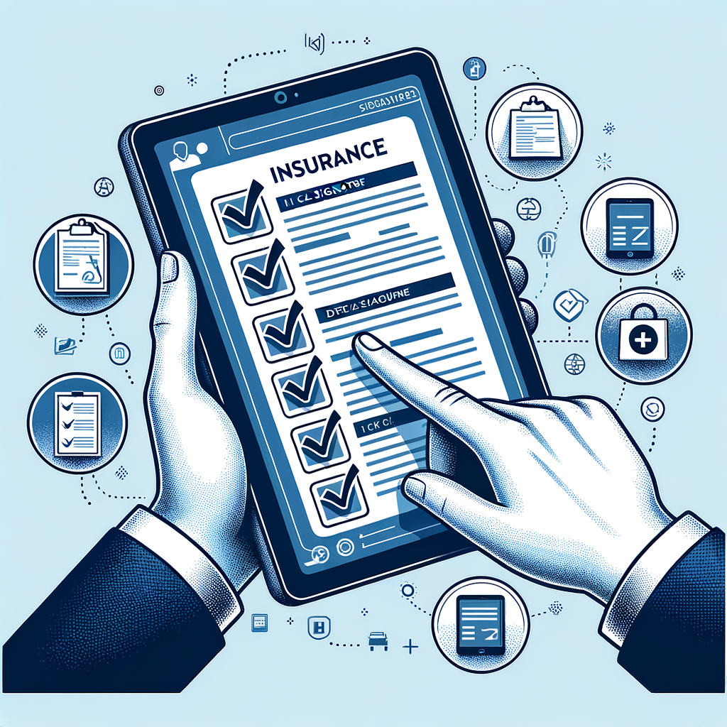 Securely sign insurance docs instantly from any device