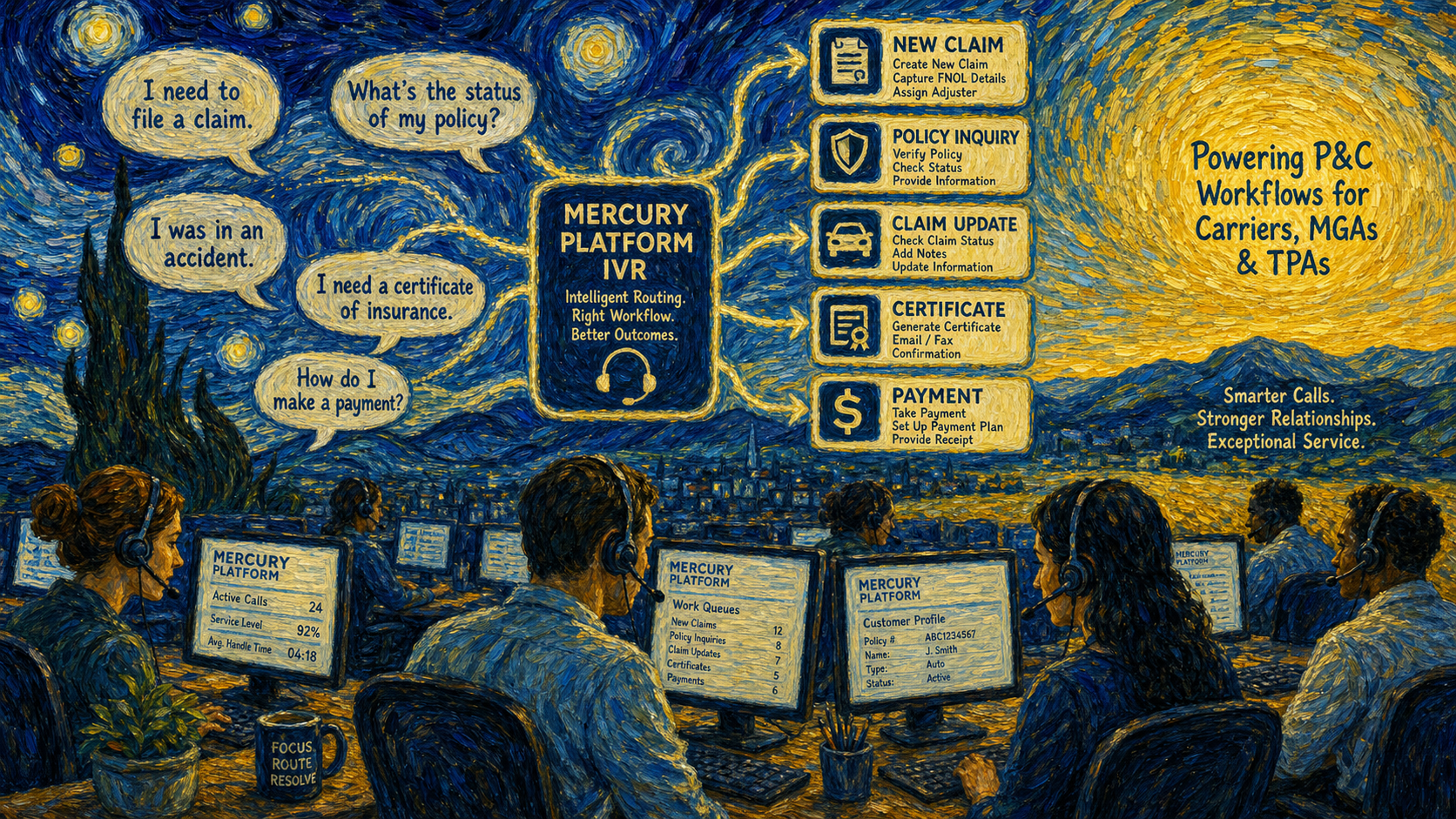 Interactive Voice Response (IVR) for Claims Routing