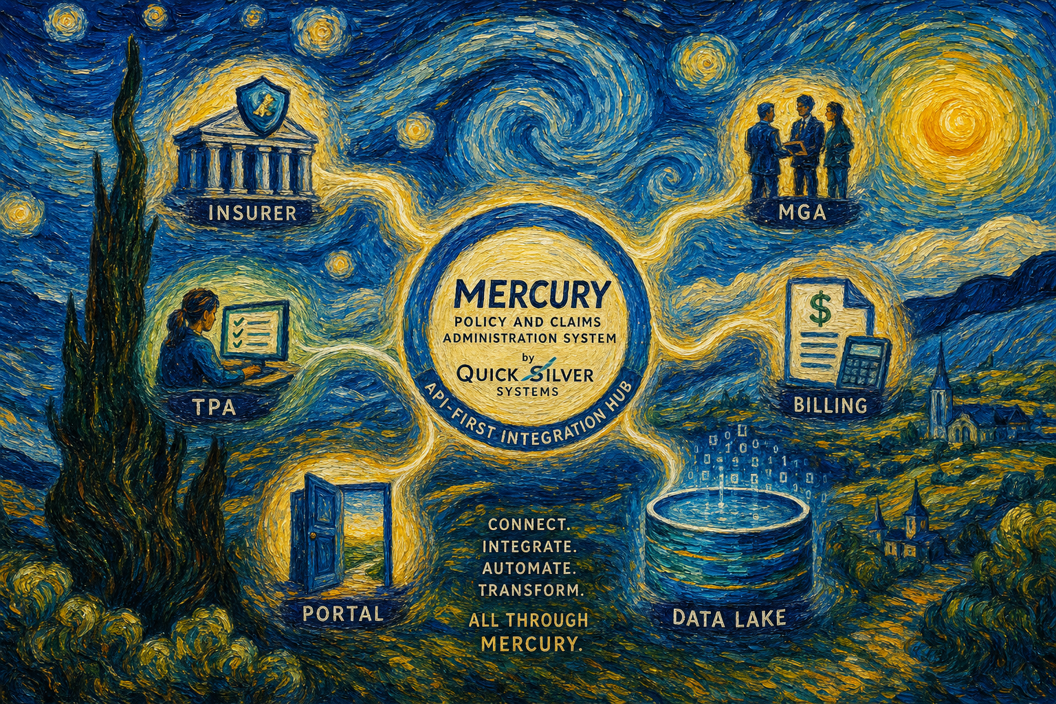 Mercury API Integration Hub for Insurance Operations