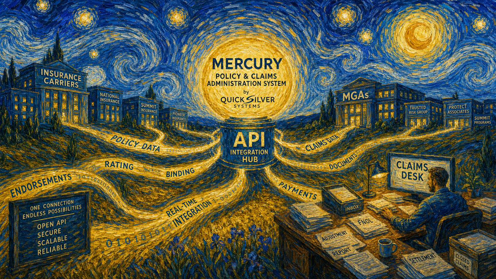 Mercury API Integration Hub for Insurance Workflows